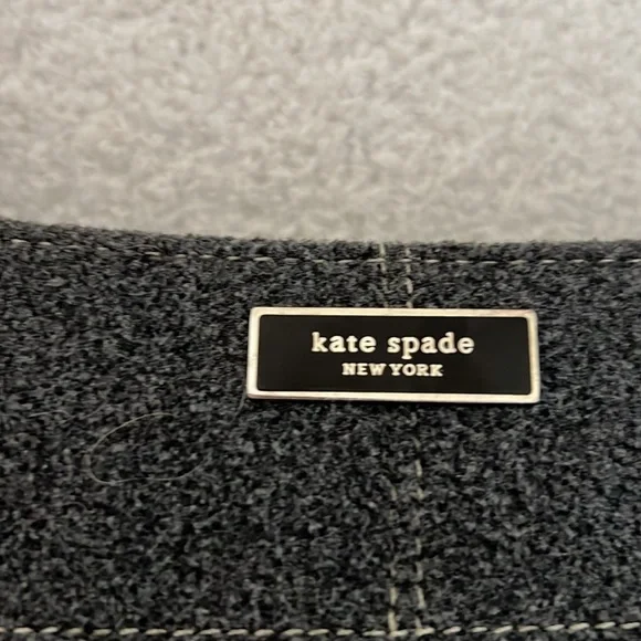 Vintage Y2K Felt Fabric Shoulder Bag | Felt Fabric and Faux leather strap - Picture 3 of 11